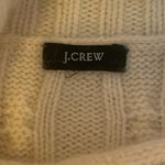 J.Crew sweater women’s small White Cambridge cable chunky turtleneck Photo 1