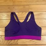 Nike  Dri-Fit Size Medium Purple Athletic Sports Bra Photo 2