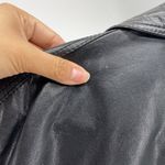 Vintage AB FLIP HOLM black leather double breasted jacket unisex street wear Size M Photo 9