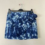 ZARA  Tie Dye Mini Skirt in Blue NEW Size Small Photo 2