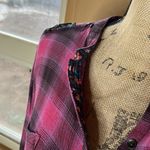 Matilda Jane  Pink Plaid Button Up Top Size S Photo 4