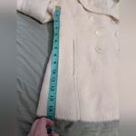 Guess Vintage Alpaca/Wool Blend Pea coat/Jacket Women's Large White/Cream Photo 9