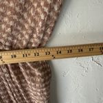 VICI Jumpsuit Womens Small Brown White Short Sleeve Waist Tie Soft Rayon Romper Photo 6