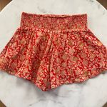 Free People Say It's So Cotton Shorts In Pink Floral Combo Size Small Photo 7