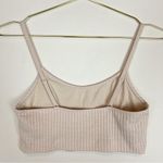 Aerie  Cream Neutral Ribbed‎ Cropped Tank Top Brami Bralette Size Small Photo 2