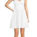 No Boundaries Poplin White Dress, Women's XS, Juniors 1 Photo 0