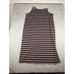  Femme Ribbed Striped Maxi Dress 3x NSW Nike Sportswear Adjustable Straps Photo 3