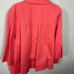 Sandro  Peach Long Sleeve Big Button Blazer Size 2X EUC Photo 3