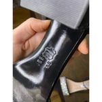 Nina Eloise Ankle Strap Sandal True Black Suede Womens Size 6 Photo 9