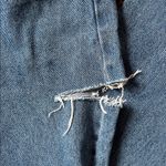 Momokrom Dolls Kill  MID blue Wide Leg Split Hem Jeans Photo 5