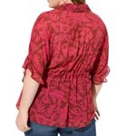 Torrid Chiffon Dolman Button Up Short Sleeve Photo 2