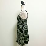 Fox High Speed Black Fluorescent Yellow Stripe Sleeveless Zipper Sundress Small Photo 5