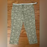 Ralph Lauren - Beige Floral Cotton Jeans Size 12 Photo 1