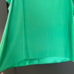 Britt Ryan  Emerald Green Silk Blouse with Ruffle Sleeves | S Photo 6