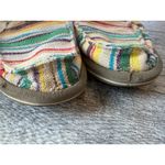 Sanuk Shoes Sandals You Got My Back Blanket Rainbow Stripe size 9 Slip On Canvas Photo 5