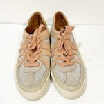 Frye  Size 7M Webster Overlay Women's Sneakers Beige Comfort Lace Up Shoes Photo 1