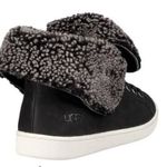 UGG  women black leather platform Starlyn sneaker boots size 7 Photo 1