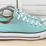 Converse  Chuck Taylor All Stars Low Top Ace Up Sneakers Aqua Teal 7 Men 9 Women Photo 0