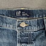 Gap Denim Womens 16 33 High Rise Cheeky Short Denim Cutoff Raw Hem Button Fly Photo 2
