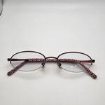 Coach  Adrianne Matte Bordeaux Prescription Glasses Frames, Case, & CleaningCloth Photo 2