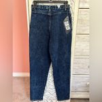 Vintage 80s 90s deadstock dark acidwash highwaist mom jeans tappered stretch 10 Photo 1