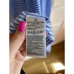 Gap NWT Body true sleep XXS striped white blue midi dress Photo 7