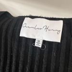 Charles Henry black ribbed long puff sleeve sweater dress size medium Photo 7