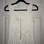 Speechless Size 5 White Lace Glitter Mini Dress Photo 6
