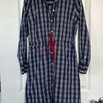 1901  Button Down Shirt Dress with Pockets Photo 0