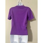 Massimo Dutti Purple Crew Neck Short Sleeve T Shirt Size S Made in Portugal Photo 2