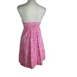 Lilly Pulitzer Vintage 90’s White Label Cotton Strapless Fish Print Dress Pink 2 Photo 4
