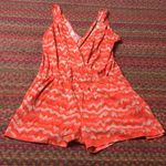 Alternative DEEP V CUT ORANGE STRIPED ROMPER Photo 0