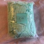 NWOT aqua strapless tiered prom dress cutout and rose accent size 16 fairycore Blue Photo 9