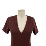 Ottod'Ame Cocoa Sheath Dress Pencil V Photo 2