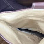 Nine West 90s y2k  ash brown leather ombré calf high heeled boots cottage pull on Photo 6