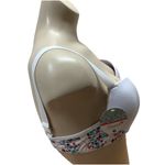Massam Size Large White Floral Lace Underwire Bra. Made in Brazil New. Photo 2