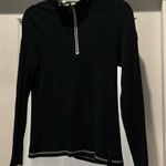 LAUREN ACTIVE Ralph Lauren 1/4 zip pullover Size M Navy Blue Preppy, Tennis Prep Size M Photo 0