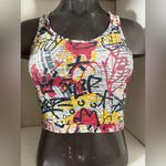 Source Unknown Graffiti sports bra, multi-color, woman’s size med Photo 10