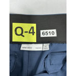 Nine West Womans  Pullon Casual Pants XL Blue Straight Ankle Photo 2