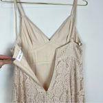 BHLDN NWT Fame & Partners Charlotte Dress Nude Lace Maxi Wedding Gown Dress 6 Photo 12
