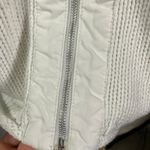 Blue Willi's Life Danish Design White Cotton Knit Full Zip Up Jacket L Pastel Size L Photo 6