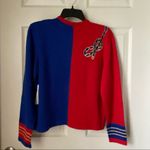 Doncaster  red blue holiday sweater size medium Photo 5