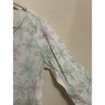 Fresh Produce  Size Small Gauzy Blouse Cotton Floral Lightweight Long Sleeve Top Photo 5