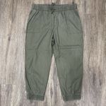 A New Day Size XXL Jogger Pants High Rise Woven Ankle Olive Green Womens Pull On Photo 2
