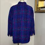 Pendleton  VINTAGE Size 18 Virgin Wool Purple Paisley Blazer Jacket Photo 1