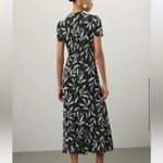 Rabanne Floral Maxi Dress Size 44 Black Photo 1