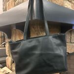 Simply Vera, Vera Wang Simply Vera Wang Sleek Black Leather Tote Bag like new!! Gorgeous Photo 0