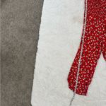Faithfull the Brand  Red Floral Puff Sleeve Jumpsuit Size 4 Photo 10