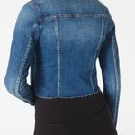 Bar III  distress seam-detail jean jacket, size S denim jacket Photo 7