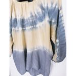 Club Monaco Fairy Boho Silk Tie Dye Blouse Small Earthy Lagenlook Whimsical Photo 3
